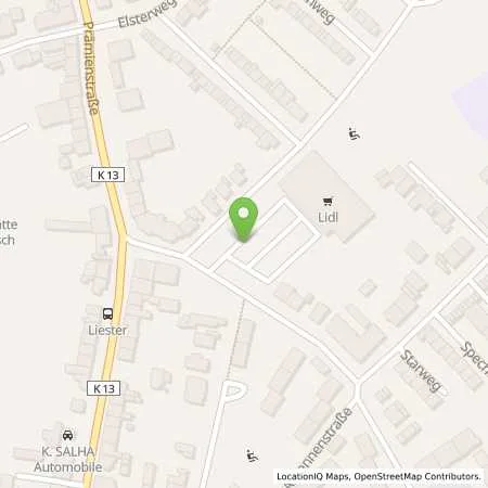 Standortübersicht der Tankstelle Lidl Dienstleistung GmbH & Co. KG in 52223 Stolberg