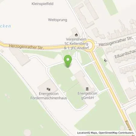 Standortübersicht der Tankstelle innogy eMobility Solutions GmbH in 52477 Alsdorf