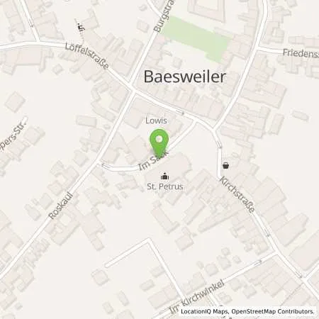 Standortübersicht der Tankstelle Charge-ON in 52499 Baesweiler