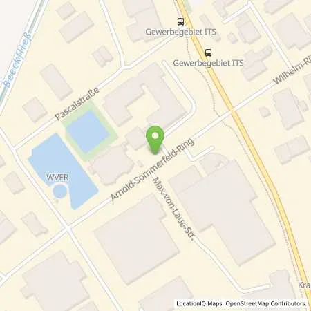 Standortübersicht der Tankstelle EWV Energie- und Wasser-Versorgung GmbH in 52499 Baesweiler