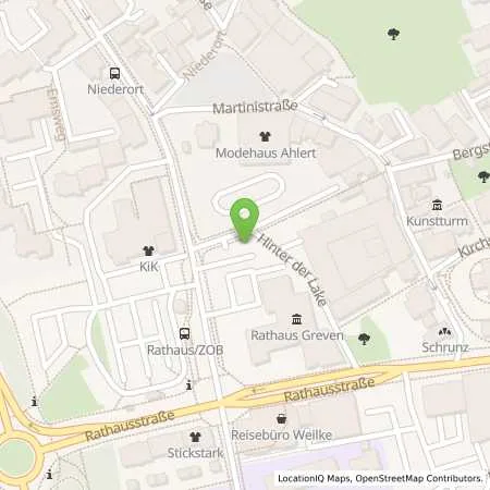 Standortübersicht der Tankstelle Stadtwerke Greven GmbH in 48268 Greven