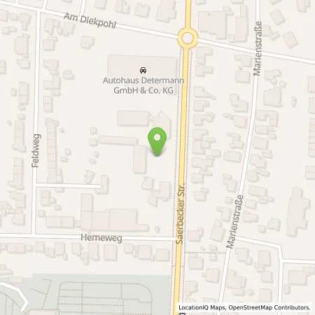 Standortübersicht der Tankstelle Stadtwerke Greven GmbH in 48268 Greven