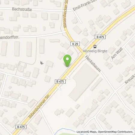 Standortübersicht der Tankstelle Berkemeier GmbH in 48369 Saerbeck