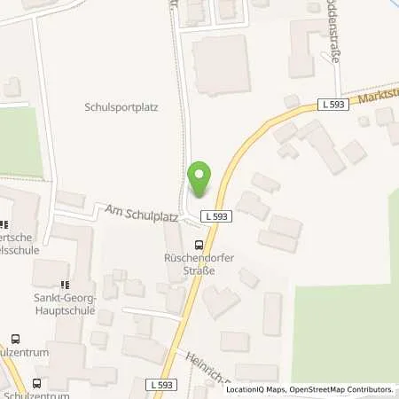 Standortübersicht der Tankstelle Stadtwerke Tecklenburger Land GmbH & Co. KG in 48496 Hopsten