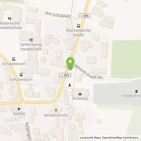 Standortübersicht der Tankstelle Stadtwerke Tecklenburger Land GmbH & Co. KG in 48496 Hopsten