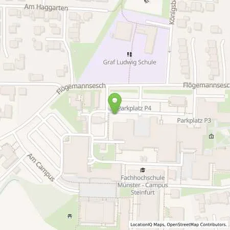 Standortübersicht der Tankstelle FH Münster in 48565 Steinfurt