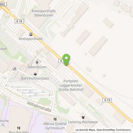 Standortübersicht der Strom (Elektro) Tankstelle: Stadtwerke Tecklenburger Land GmbH & Co. KG in 49477, Ibbenbren