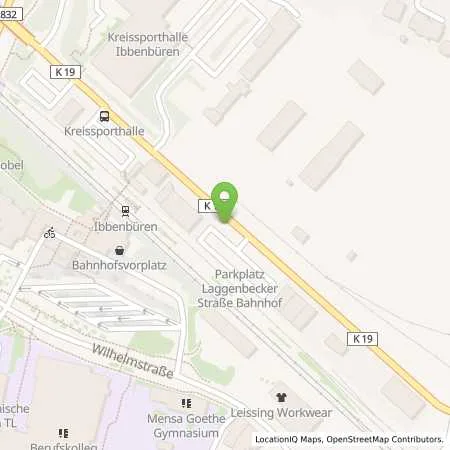 Standortübersicht der Tankstelle Stadtwerke Tecklenburger Land GmbH & Co. KG in 49477 Ibbenbüren