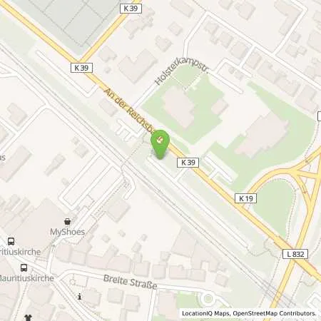 Standortübersicht der Tankstelle Stadtwerke Tecklenburger Land GmbH & Co. KG in 49477 Ibbenbüren