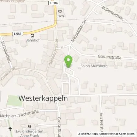 Standortübersicht der Tankstelle Stadtwerke Tecklenburger Land GmbH & Co. KG in 49492 Westerkappeln