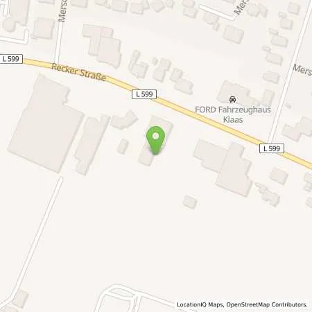 Standortübersicht der Tankstelle Deitert Suhre GmbH & Co.KG in 49497 Mettingen