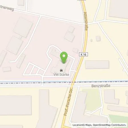 Standortübersicht der Tankstelle Autohaus Starke GmbH & Co.KG in 49504 Lotte