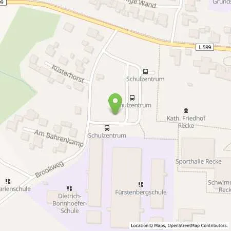 Standortübersicht der Tankstelle Stadtwerke Tecklenburger Land GmbH & Co. KG in 49509 Recke