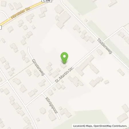 Standortübersicht der Tankstelle Stadtwerke Tecklenburger Land GmbH & Co. KG in 49509 Recke (Obersteinbeck)