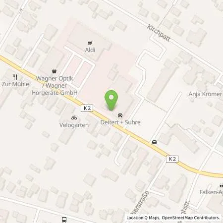 Standortübersicht der Tankstelle Deitert Suhre GmbH & Co.KG in 49525 Lengerich