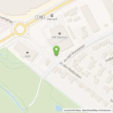 Standortübersicht der Tankstelle Siemon GmbH in 49525 Lengerich
