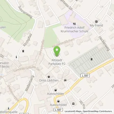 Standortübersicht der Tankstelle Stadtwerke Lengerich GmbH in 49545 Tecklenburg