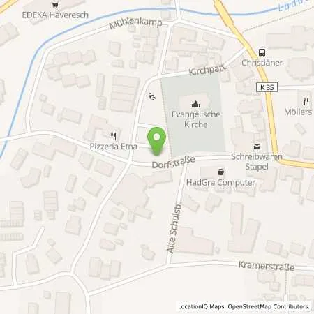 Standortübersicht der Tankstelle Stadtwerke Lengerich GmbH in 49549 Ladbergen