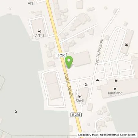 Standortübersicht der Tankstelle Stadtwerke Schwerte GmbH in 58239 Schwerte