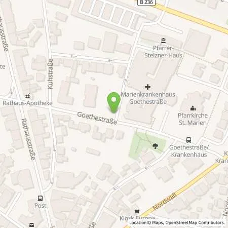 Standortübersicht der Tankstelle Stadtwerke Schwerte GmbH in 58239 Schwerte