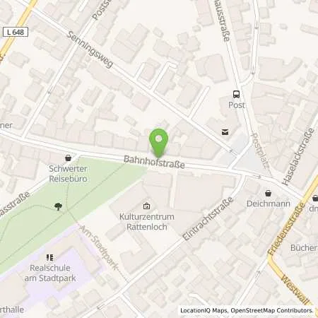 Standortübersicht der Tankstelle Stadtwerke Schwerte GmbH in 58239 Schwerte