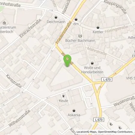 Standortübersicht der Tankstelle Stadtwerke Schwerte GmbH in 58239 Schwerte