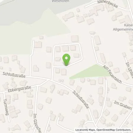 Standortübersicht der Tankstelle Stadtwerke Schwerte GmbH in 58239 Schwerte