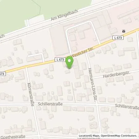 Standortübersicht der Tankstelle Autohaus Möller GmbH in 58730 Fröndenberg/Ruhr