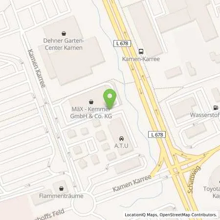 Standortübersicht der Tankstelle Allego GmbH in 59174 Kamen