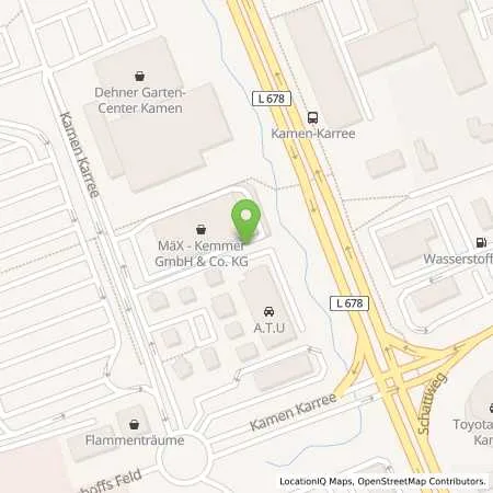 Standortübersicht der Tankstelle Allego GmbH in 59174 Kamen