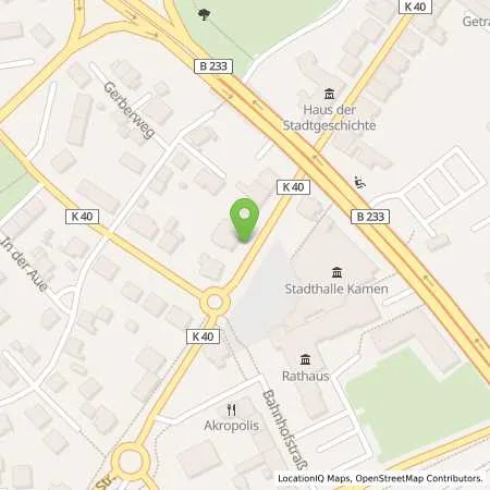 Standortübersicht der Tankstelle GSW Gemeinschaftsstadtwerke GmbH Kamen, Bönen, Bergkamen in 59174 Kamen