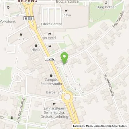 Standortübersicht der Tankstelle innogy SE in 59379 Selm