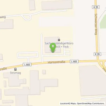 Standortübersicht der Tankstelle Procar Automobile GmbH in 59425 Unna