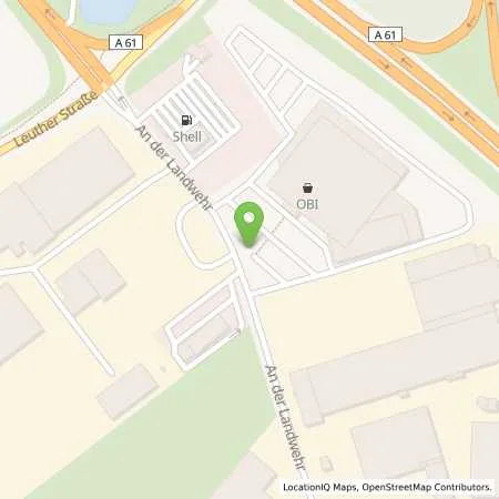 Standortübersicht der Tankstelle Stadtwerke Nettetal GmbH in 41334 Nettetal