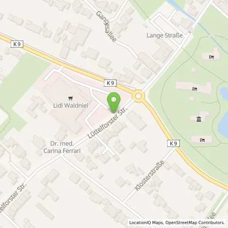 Standortübersicht der Tankstelle Lidl Dienstleistung GmbH & Co. KG in 41366 Schwalmtal (Waldniel)