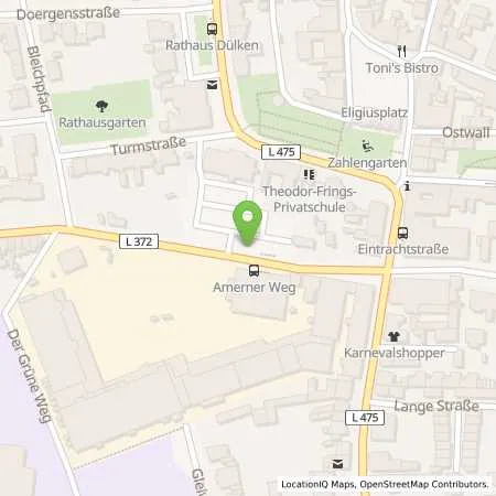 Standortübersicht der Tankstelle NEW Niederrhein Energie und Wasser GmbH in 41751 Viersen