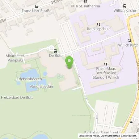 Standortübersicht der Tankstelle Stadtwerke Willich GmbH in 47877 Willich