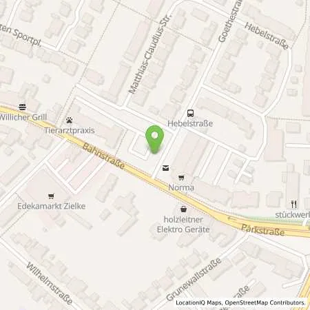 Standortübersicht der Tankstelle Stadtwerke Willich GmbH in 47877 Willich