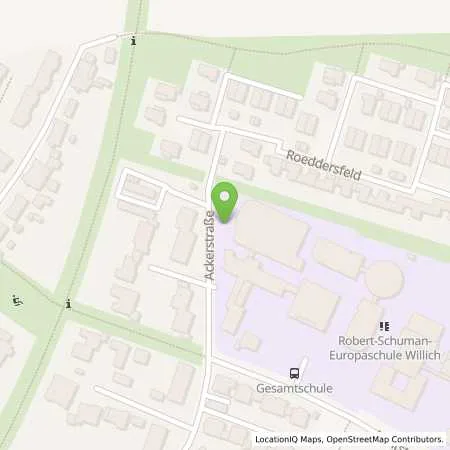 Standortübersicht der Tankstelle Stadtwerke Willich GmbH in 47877 Willich