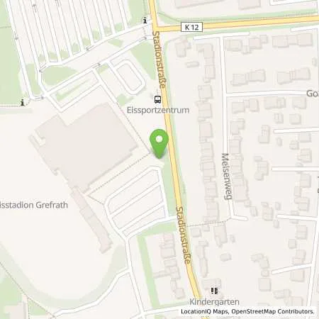 Standortübersicht der Tankstelle Gemeindewerke Grefrath GmbH in 47929 Grefrath