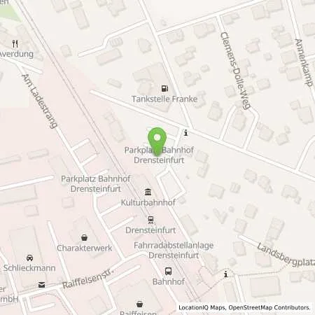 Standortübersicht der Tankstelle innogy eMobility Solutions GmbH in 48317 Drensteinfurt