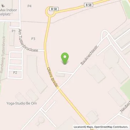 Standortübersicht der Tankstelle Energieversorgung Beckum GmbH & Co.KG in 59269 Beckum