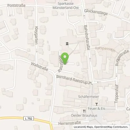 Standortübersicht der Tankstelle Stadtwerke Ostmünsterland GmbH & Co. KG in 59302 Oelde