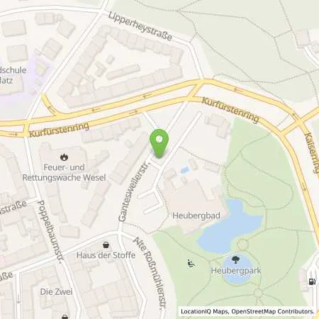 Standortübersicht der Tankstelle Stadtwerke Wesel GmbH in 46483 Wesel