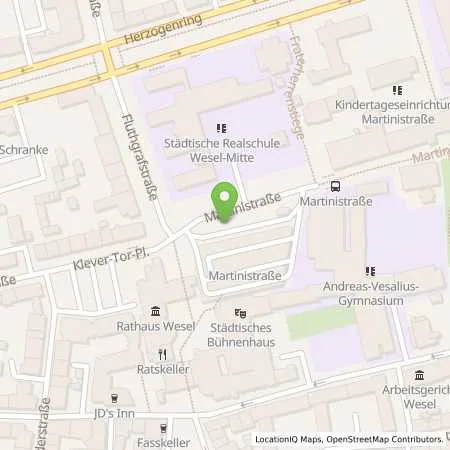 Standortübersicht der Tankstelle Stadtwerke Wesel GmbH in 46483 Wesel