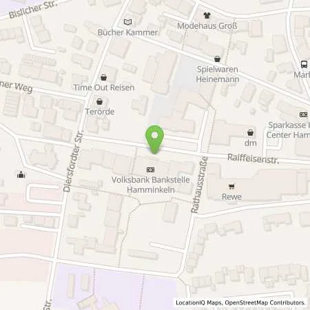 Standortübersicht der Tankstelle innogy SE in 46499 Hamminkeln