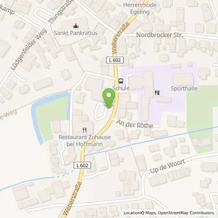 Standortübersicht der Tankstelle innogy SE in 46499 Hamminkeln (OT Dingden)