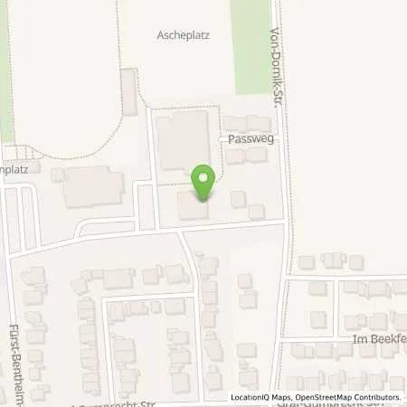 Standortübersicht der Tankstelle innogy SE in 46519 Alpen