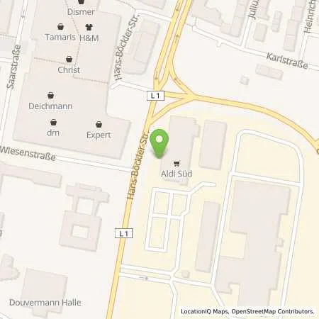 Standortübersicht der Tankstelle ALDI SÜD in 46535 Dinslaken