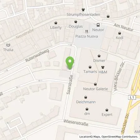 Standortübersicht der Tankstelle Stadtwerke Dinslaken GmbH in 46537 Dinslaken